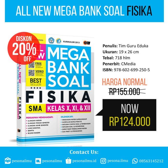 

ALL NEW MEGA BANK SOAL FISIKA