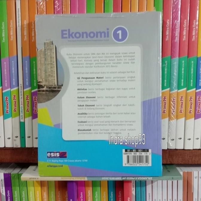 

Buku Ekonomi kelas 1/X SMA kurikulum 2013 ESIS kelompok Peminatan