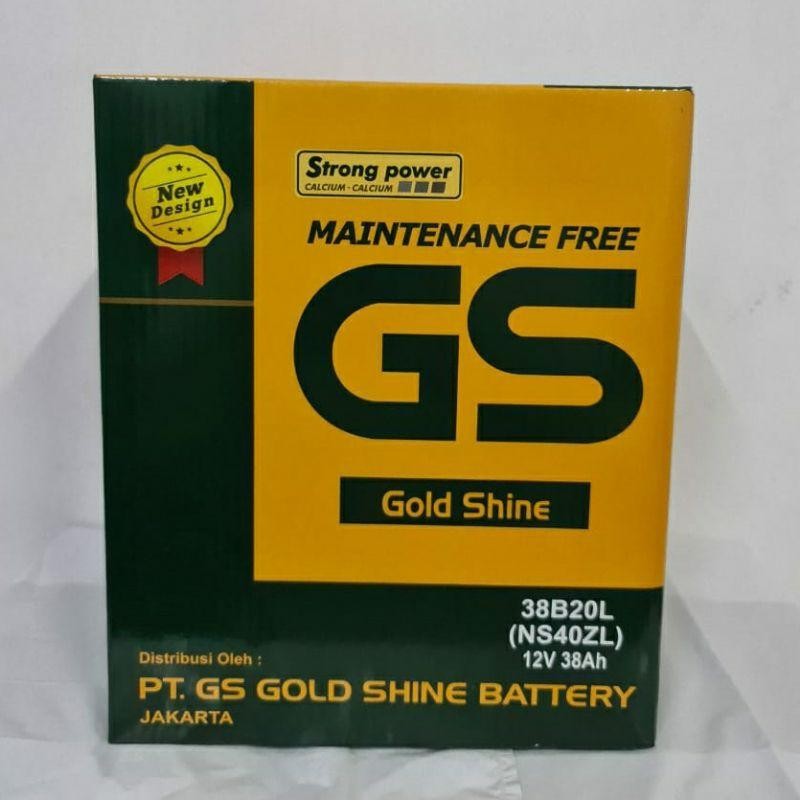 Aki Mobil Agya, Ayla, Calya, Sigra, Ignis, Xpander Ns40Zl Gs Mf Aki Kering 12V 38Ah