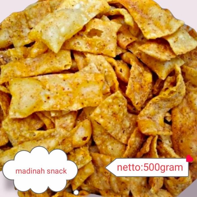 

READY STOCK KERIPIK PANGSIT PEDES JERUK 500GR !!!!!