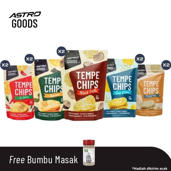 

NEW PRODUK PAKET KERIPIK TEMPE ALL VARIANTS - FREE OATMEAL1PACK !!!!!