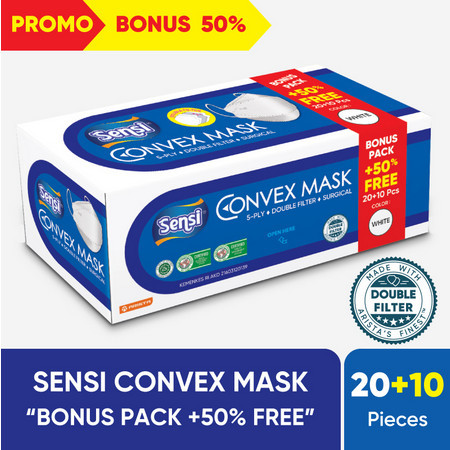 Murah sensi convex mask hitam black Non COD