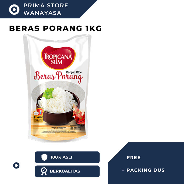 

Tropicana Slim Beras Porang Kemasan 1kg