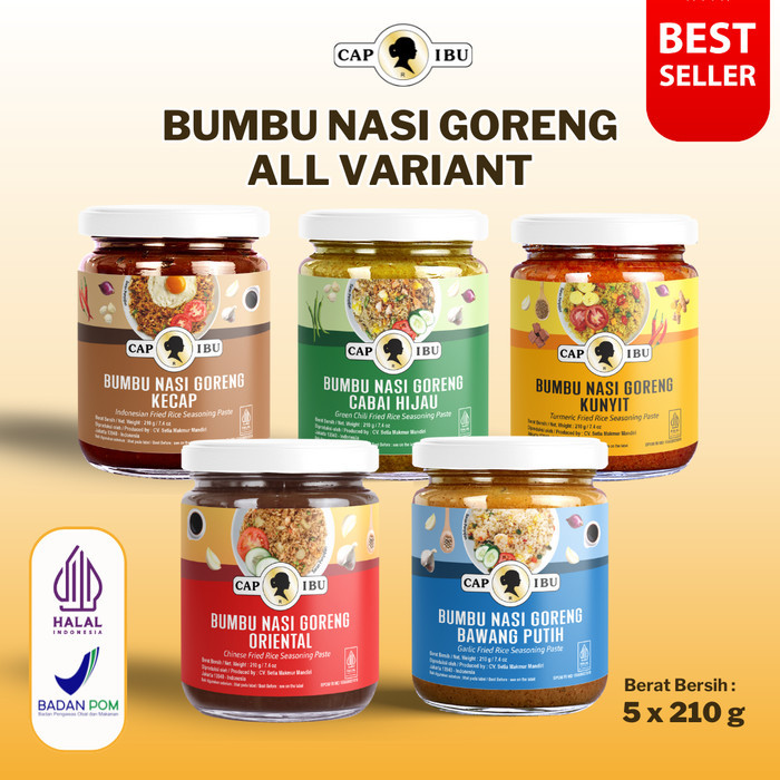 

[PAKET HEMAT] CAP IBU Bumbu Nasi Goreng All Variants