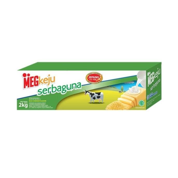 

Keju Cheddar Meg Serbaguna / Cheddar Cheese Meg Serbaguna - 2 Kg