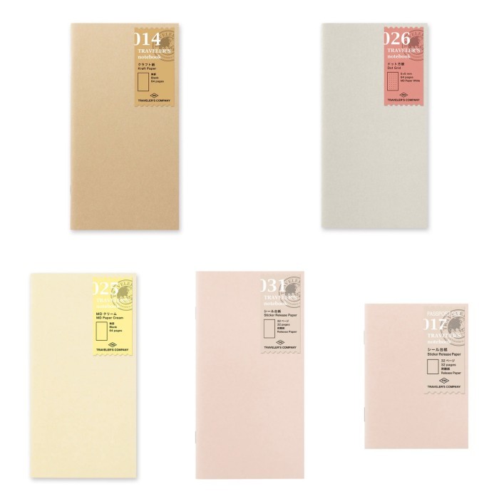 

Traveler's Notebook TN Insert Refill Book