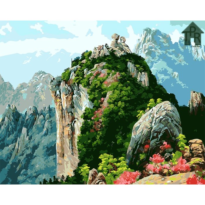 

DIY - Set Melukis / painting by number kit - NATURE 40x50cm. part-2