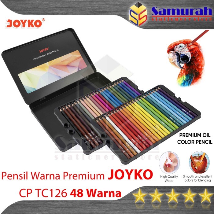 

Pensil Warna Joyko CP TC126 48 Warna / Premium Oil CP-TC126-48 Colours