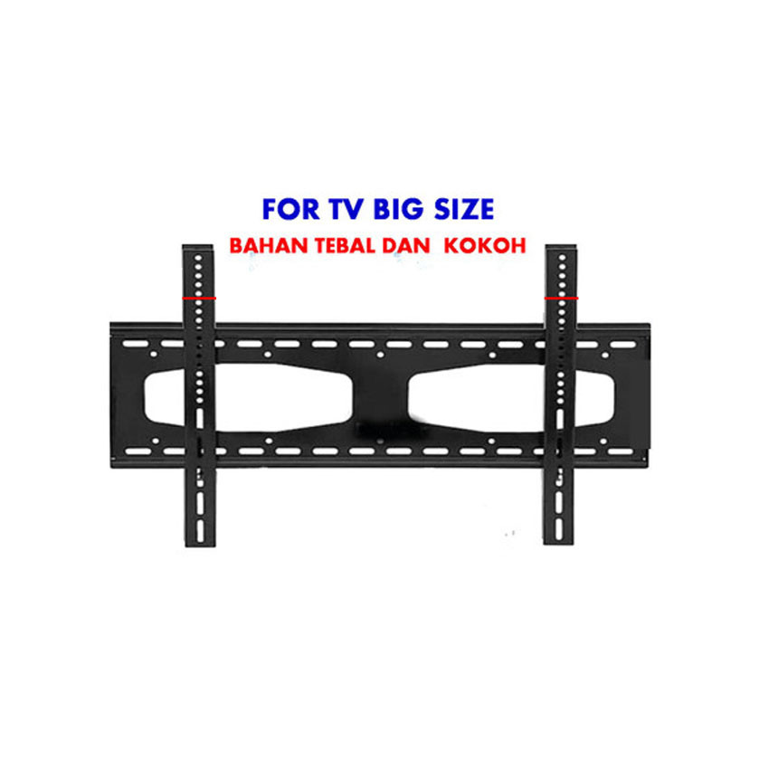 Bracket tv Breket LED LCD tv 80" 75" 70" 65" 60" 55" 50" Inch Universal