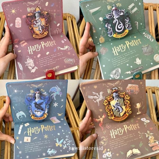 

Binder Doff Buku Catatan Peta Harrypotter Merah Biru Hijau Kuning Lucu