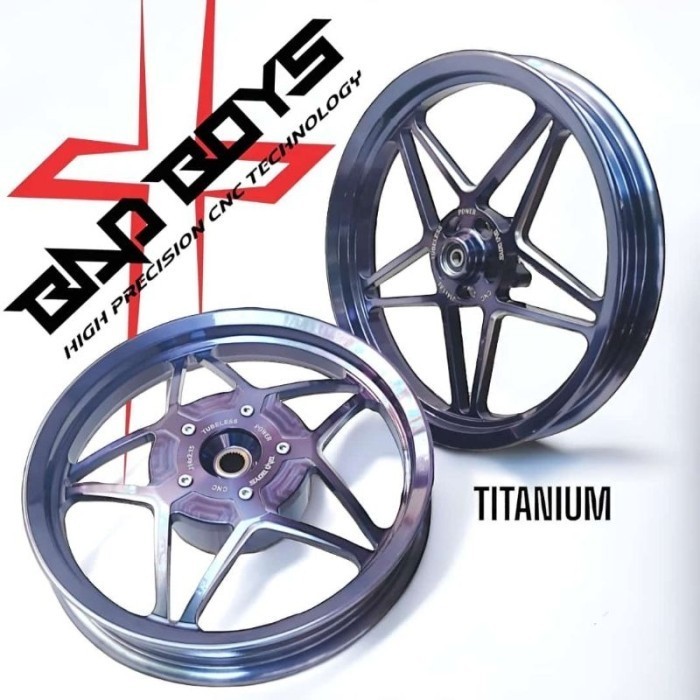 VELG POWER RACING ORIGINAL BAD BOYS X MIO M3 XEON FINO 125 MIO GEAR S MIO SPORTY MIO SMILE FINO 115