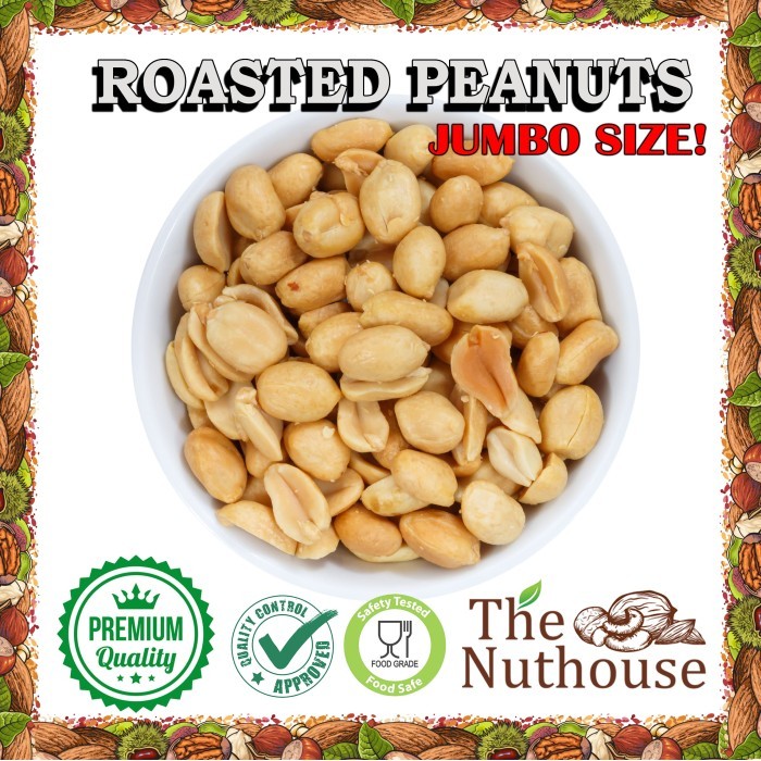 

HOT PROMO 1kg Roasted Peanut Skinless / Kacang Tanah Panggang Kupas