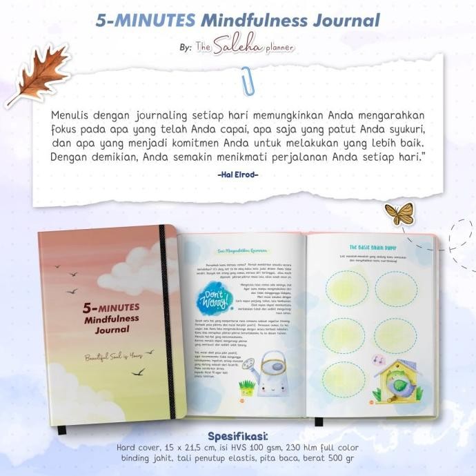 

Buku Planner The Saleha Planner: 5 Minutes Mindfulness Journal