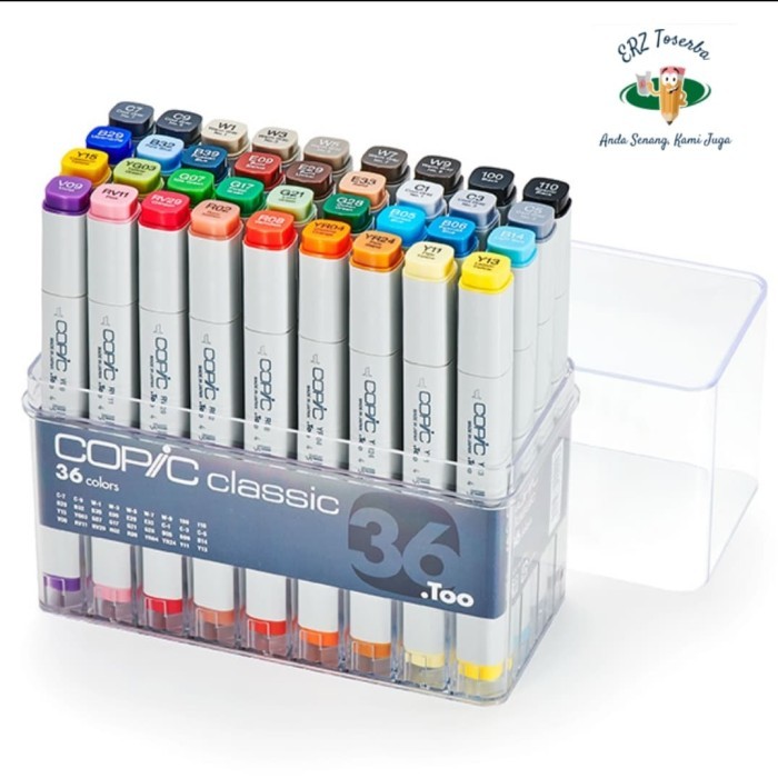 

Copic Classic 36 pc Basic Color Set.