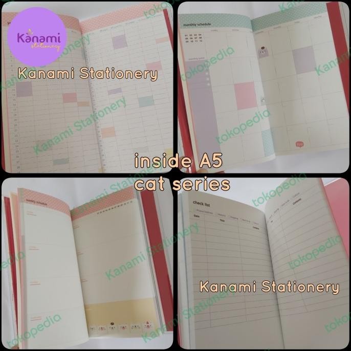 

Weekly Schedule Journal Book Colorfull Agenda Mingguan Yearly Planner.