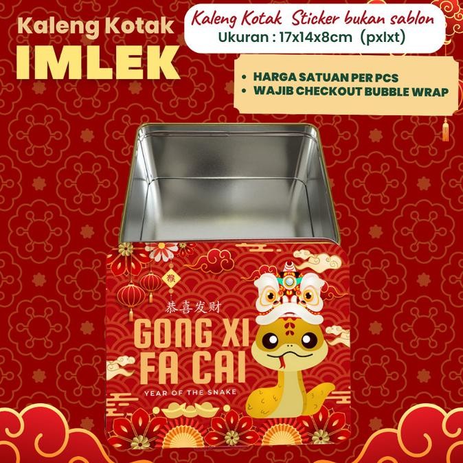 

''Terlaris" Box Hampers Imlek 2024 Naga Kaleng Kotak Cny Chinese New Year Dragon Murah