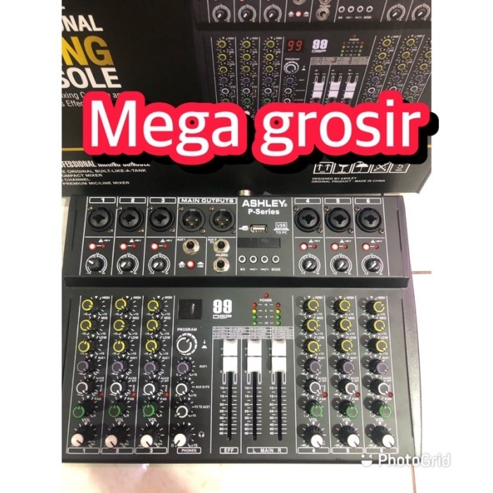 Mixer Audio Ashley P Series 6 Chenel / Mixer Audio Ashley Kualitas