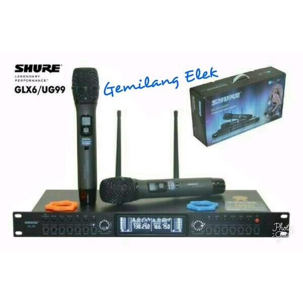 Mic Wireless Shure Glx6 Ug99 1174N24 Accessories