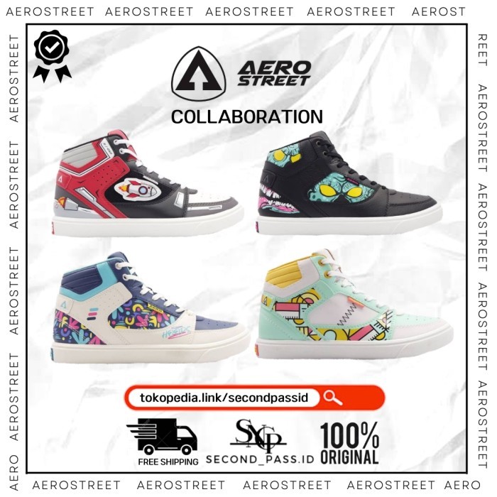 Sale Aerostreet X Namakalian Ken / Ajiwal / Cing / Archsik 36-45 [Original] Promo