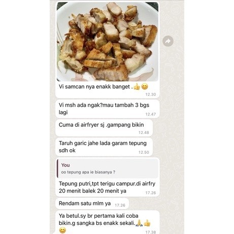 

Pork Belly Potongan Babi Kecap (Samcan)