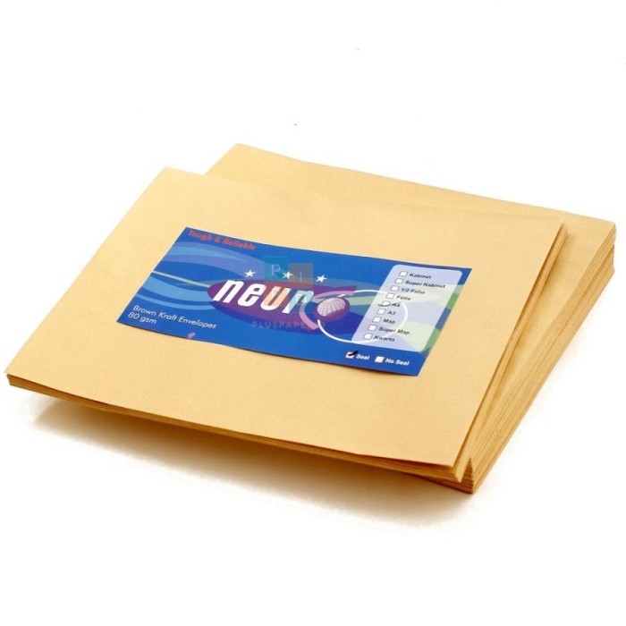 

Sale Amplop Coklat Ukuran A4 Neuro ( 30 X 22 Cm ) Seal