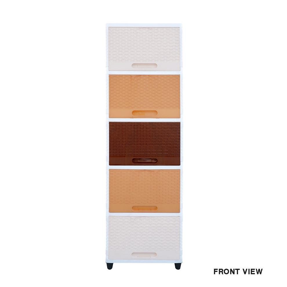 Lemari Plastik Wide Club Flip 5 SUSUN