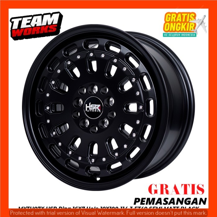 velg hsr myth07x hsr ring 16 h10x100-114 SMB model offroad