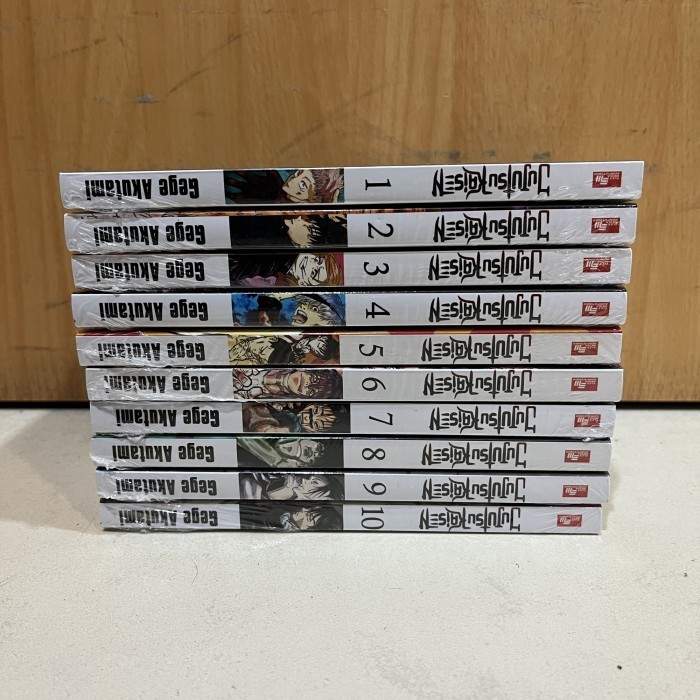SGA99 KOMIK SET JUJUTSU KAISEN 01 02 03 04 05 06 07 08 09 10 BY GEGE AKUTAMI