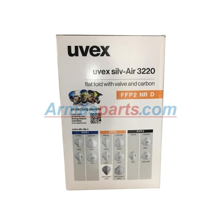 Murah Masker Uvex 3220 abu-abu Non COD