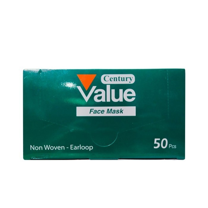 Murah CENTURY NON WOVEN EARLOPP MASK 50s / MASKER / P3K / ANTI COVID Non COD