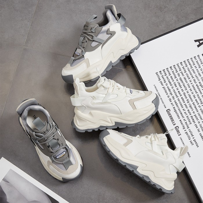 Mrj Sepatu Sneakers Wanita Kode 6999 Sepatu Sneakers Sport Casual Hak Tinggi