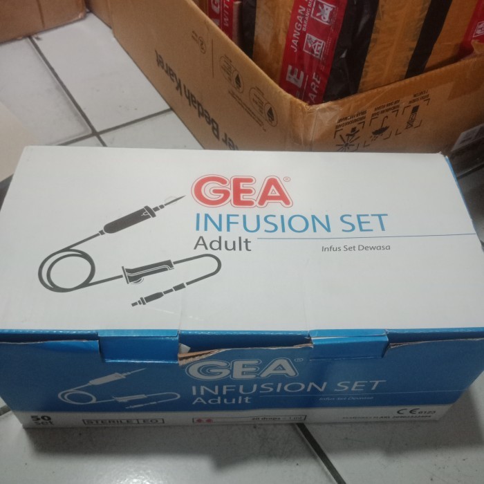 Infuset Gea Dewasa/ Set Infus Gea Makro Per Box Original