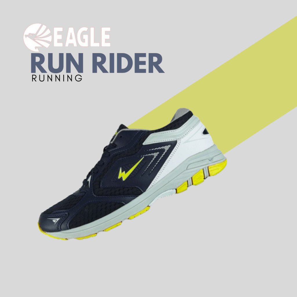 Gratis Ongkir Sj Run Rider Eagle Sepatu Sport Running Lari Pria Wanita Original