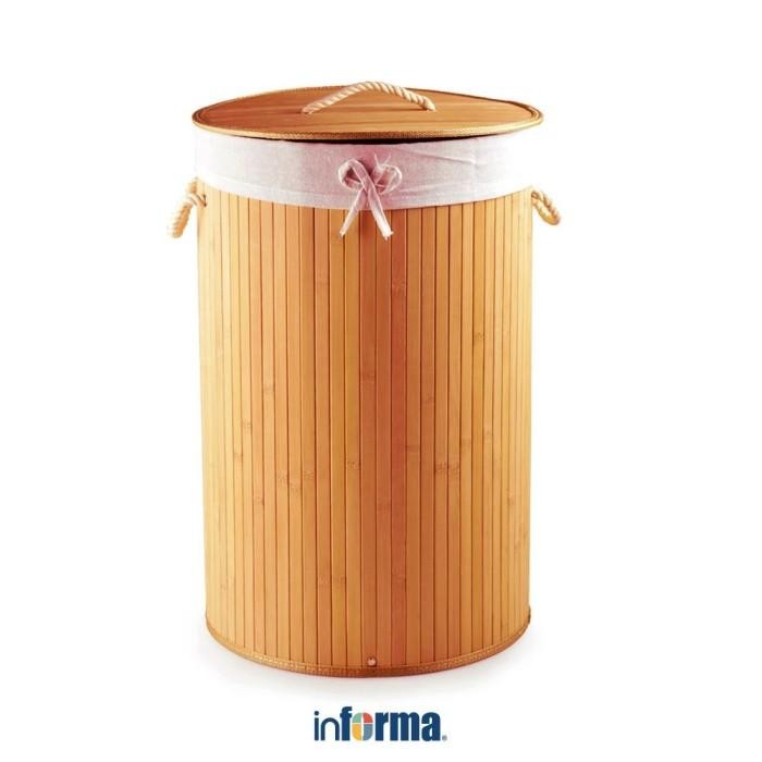Informa - Keranjang Laundry - Keranjang Laundry Bambu 39X60 Cm