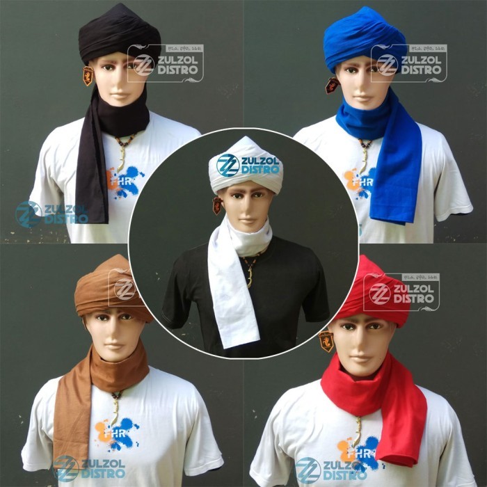 Sorban Imamah Sufi Premium Sorban Turki Peci Imamah Permanen Sorban Su