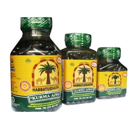 

Baru Habbatussauda Jinten Hitam Bubuk Cap Kurma Ajwa Isi 210 Kapsul | 200