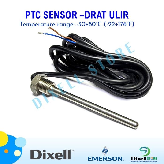 Grosir Sensor Probe Ptc Dixell Drat Ulir Temperatur Bulb 1.8Mtr