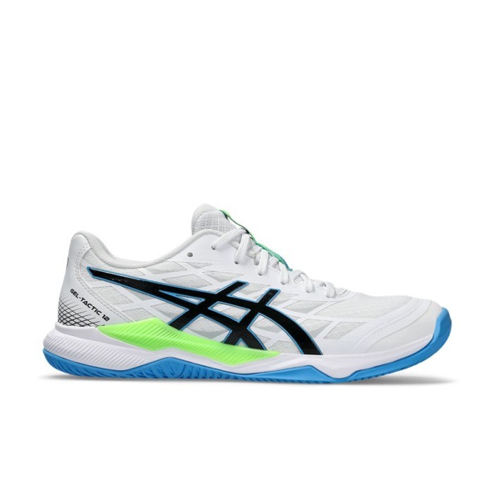 Sepatu Asics Gel Tactic 12 White Lime Burst 1071A090.102