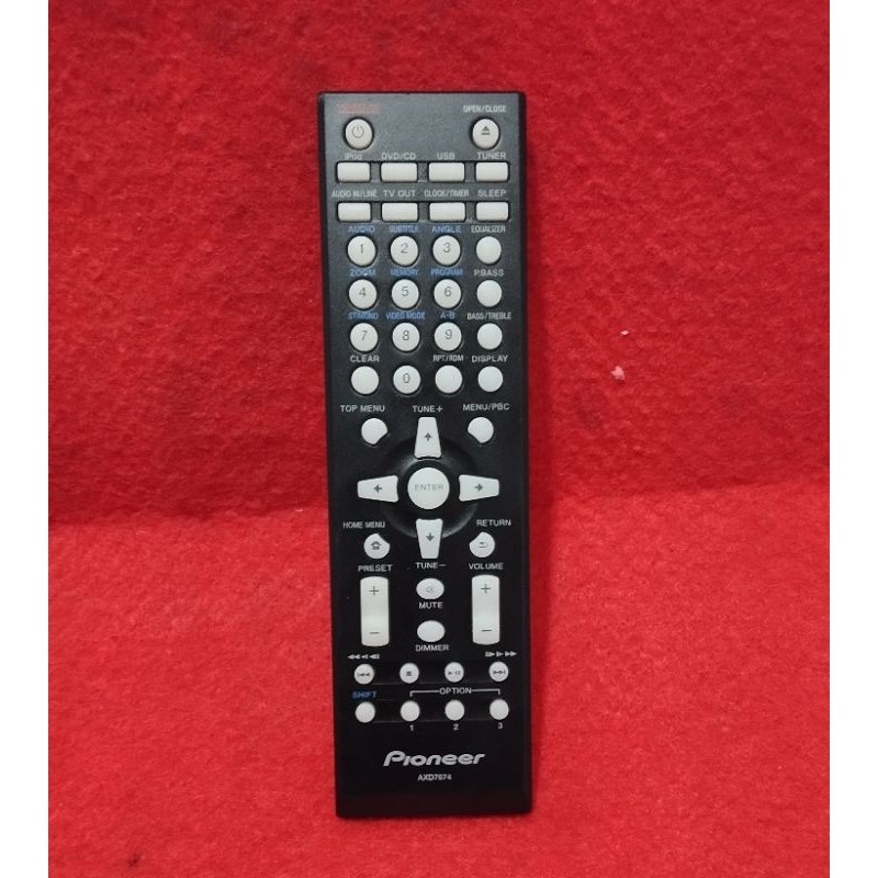 REMOT HOME THEATER PIONEER AXD7674 ORIGINAL ASLI