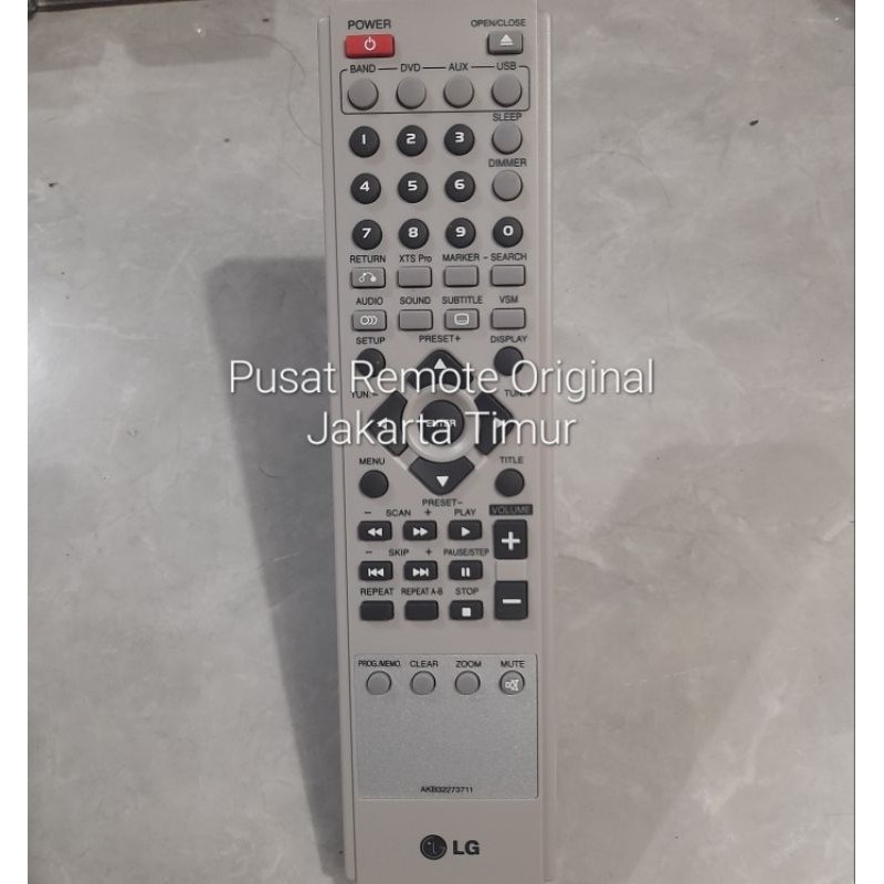 REMOTE REMOT DVD HOME THEATER LG AKB32273711 ORIGINAL