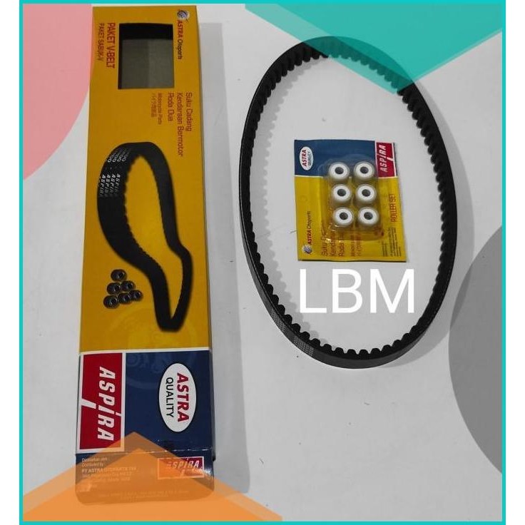 PAKET VBELT ROLLER HONDA BEAT POP V-BELT VARIO 110 LED ESP V BELT BEAT