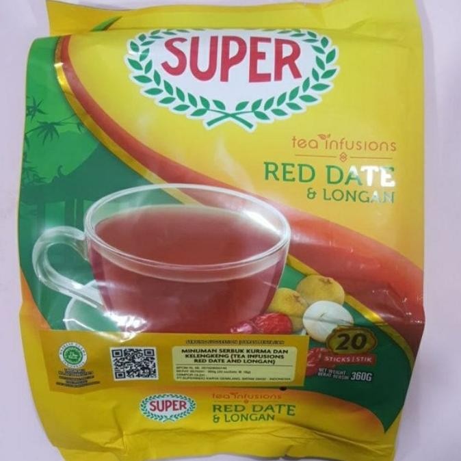 

Baru Super Instant Red Dates & Longan Tea/Serbuk Longan Kurma Isi 20 Sachet