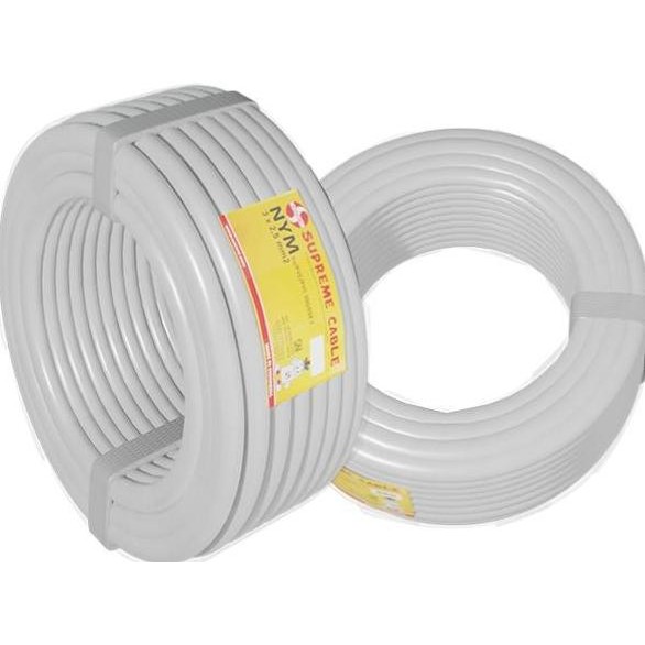Supreme - Kabel Nym 2X1.5 Mm 50 Meter Kawat Tembaga Listrik Sni