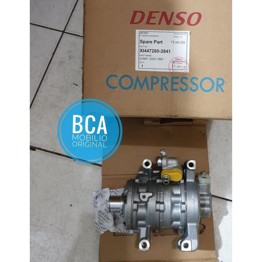 Compressor Kompresor Ac Mobil Honda Mobilio Original Denso