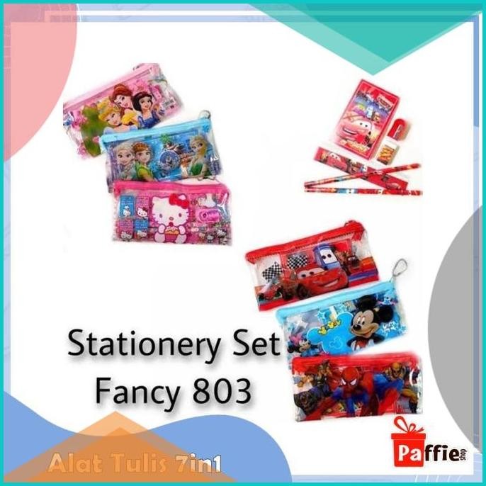 

Paket Alat Tulis 7in1 Tempat Pensil Stationery Set 803 Anak Sekolah A