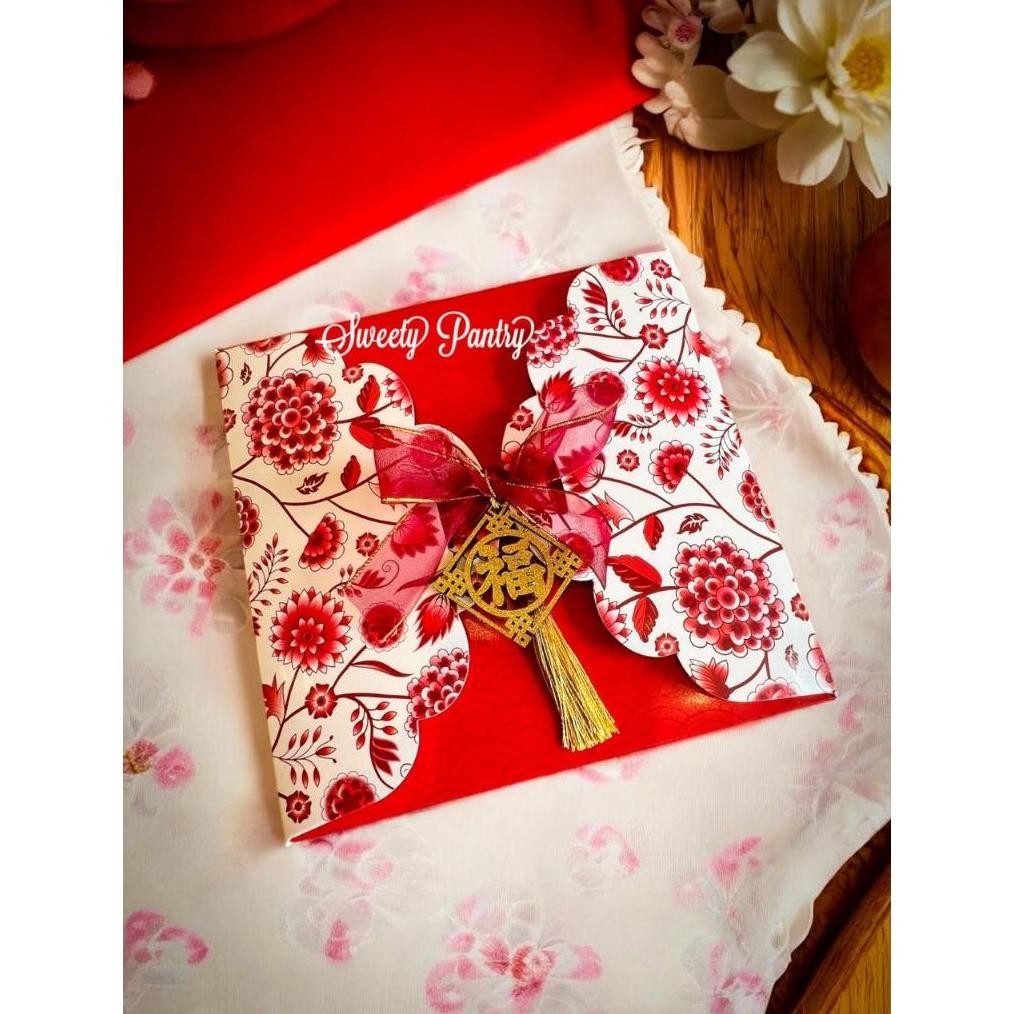 

BR - FANG HUA - box kotak dus packaging kue imlek CNY uk 22x22x12 cm TERLARIS