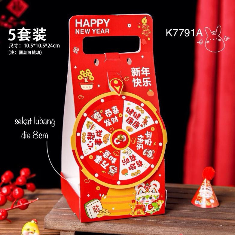 

BR - (5pcs) Kotak Sincia K7791| Dus Imlek| Box| Goody Bag| K77 TERLARIS