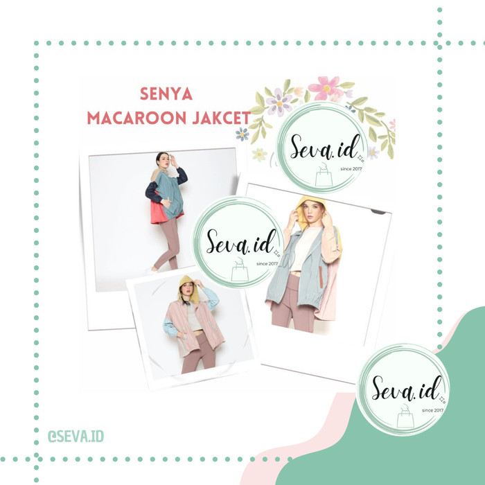 Murah JAKET SENYA MACAROON JACKET SENYA JACKET AIRY JAKET OLAHRAGA Non COD