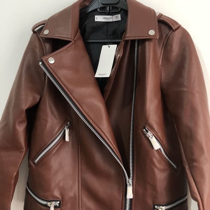 Murah Jaket Kulit Faux Mango Authentic Not Harley Davidson ZARA HNM Non COD
