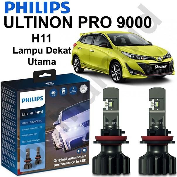 Lampu Led Philips New Yaris Ultinon Pro9000 Pro 9000 H11 Xtremeultinon